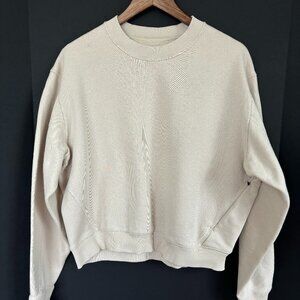 Duer Cropped Sweatshirt With Zippered Pocket